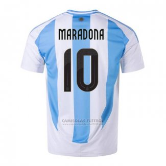 Camisola Argentina Jogador Maradona 1º 2024