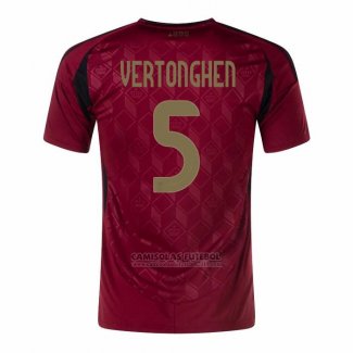 Camisola Belgica Jogador Vertonghen 1º 2024