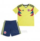Camisola Colombia 1º Crianca 2018