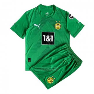 Camisola Dortmund Goleiro Crianca 2022-2023 Verde