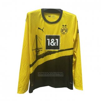 Camisola Dortmund 1º Manga Comprida 2023-2024