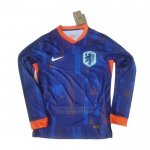 Camisola Holanda 2º Manga Comprida 2024