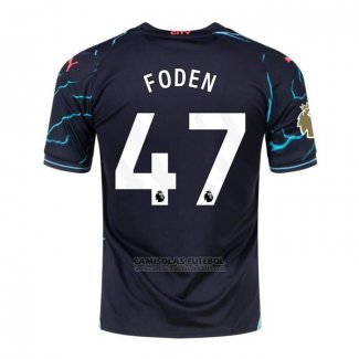 Camisola Manchester City Jogador Foden 3º 2023-2024