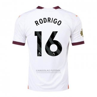 Camisola Manchester City Jogador Rodrigo 2º 2023-2024