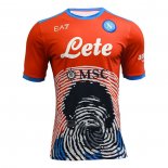 Camisola Naples Maradona Special 2021-2022 Vermelho
