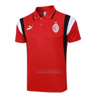 Camisola Polo del AC Milao 2023-2024 Vermelho