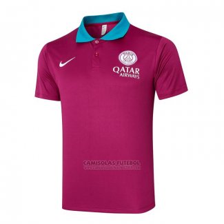 Camisola Polo del Paris Saint-Germain 2024-2025 Purpura