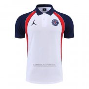 Camisola Polo del Paris Saint-Germain Jordan 2022-2023 Branco