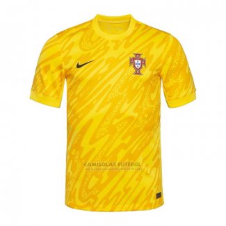 Camisola Portugal Goleiro 2024 Amarelo