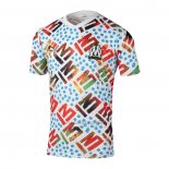 Camisola Pre Match del Olympique Marsella Africa 2024 Branco