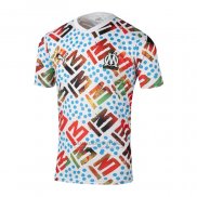 Camisola Pre Match del Olympique Marsella Africa 2024 Branco