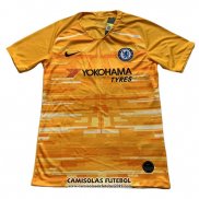 Tailandia Camisola Chelsea Goleiro 2019-2020 Amarelo