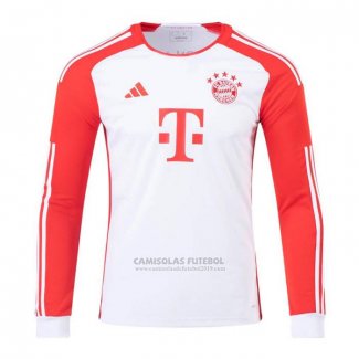 Camisola Bayern de Munique 1º Manga Comprida 2023-2024