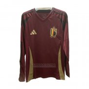 Camisola Belgica 1º Manga Comprida 2024