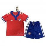 Camisola Chile 1º Crianca 2021-2022