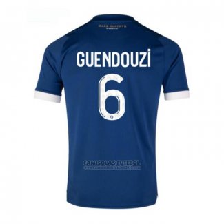 Camisola Olympique Marsella Jogador Guendouzi 2º 2023-2024