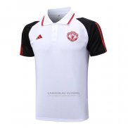 Camisola Polo del Manchester United 2023-2024 Branco