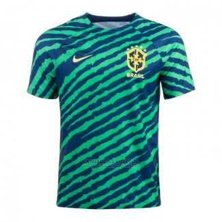 Camisola Pre Match del Brasil 2022 Verde