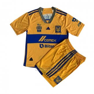 Camisola Tigres UANL 1º Crianca 2023-2024