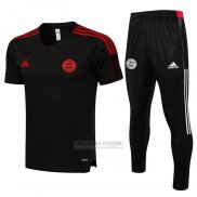 Fato de Treino Bayern de Munique Manga Curta 2021-2022 Cinza