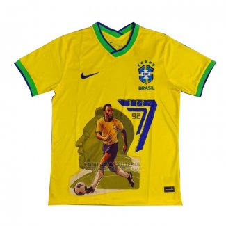 Tailandia Camisola Brasil Pele Special 2022 Amarelo