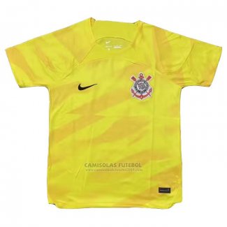 Tailandia Camisola Corinthians Goleiro 2023 Amarelo