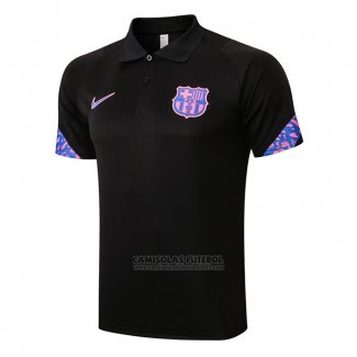 Camisola Polo Barcelona 2022-2023 Preto