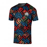 Camisola Pre Match del Olympique Marsella Africa 2024 Preto