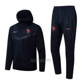 Fato de Treino Hoodie Franca 2022-2023 Azul