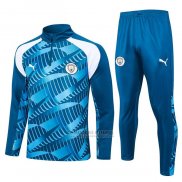 Sueter de Treinamento Manchester City 2023-2024 Azul