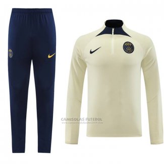 Sueter de Treinamento Paris Saint-Germain 2023-2024 Amarelo