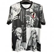 Tailandia Camisola Japao Anime 2024-2025 Preto Y Branco