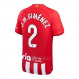 Camisola Atletico Madrid Jogador J.m.gimenez 1º 2023-2024