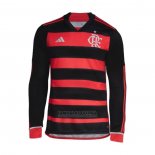 Camisola Flamengo 1º Manga Comprida 2024