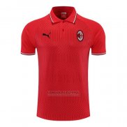 Camisola Polo del AC Milao 2022-2023 Vermelho