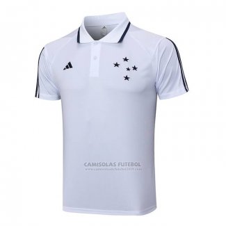 Camisola Polo del Cruzeiro 2023-2024 Branco