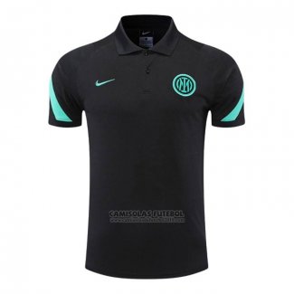 Camisola Polo del Inter de Milao 2022-2023 Preto