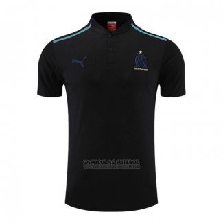 Camisola Polo del Olympique Marsella 2022-2023 Preto