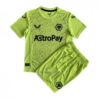 Camisola Wolves Goleiro 2º Crianca 2023-2024