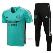 Fato de Treino Arsenal Manga Curta 2021-2022 Verde