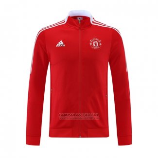 Jaqueta Manchester United 2021-2022 Vermelho