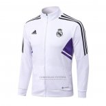 Jaqueta Real Madrid 2022-2023 Branco Y Purpura