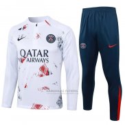 Sueter de Treinamento Paris Saint-Germain 2024-2025 Branco
