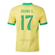 Camisola Brasil Jogador Bruno G. 1º 2024