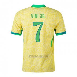 Camisola Brasil Jogador Vini Jr. 1º 2024