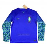 Camisola Brasil 2º Manga Comprida 2022