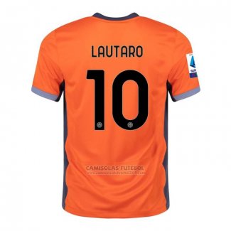 Camisola Inter de Milao Jogador Lautaro 3º 2023-2024