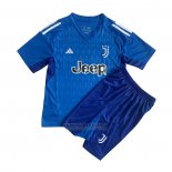 Camisola Juventus Goleiro Crianca 2023-2024 Azul