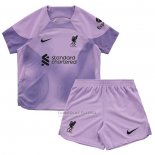 Camisola Liverpool Goleiro 1º Crianca 2022-2023