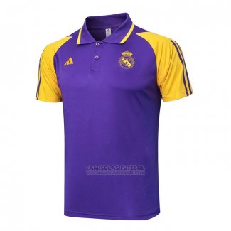 Camisola Polo del Real Madrid 2023-2024 Purpura